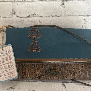 Hawaiian Sew Da Kine Turquoise And Brown Colored Purse NWT